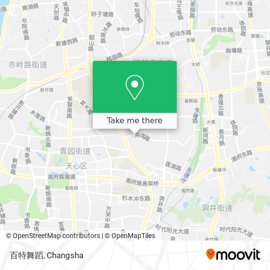 百特舞蹈 map