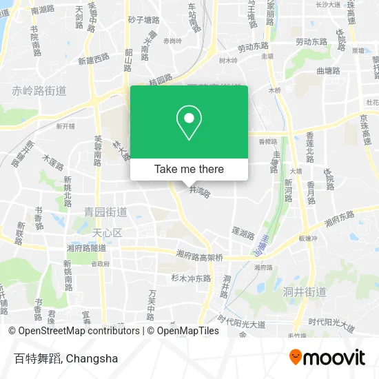 百特舞蹈 map