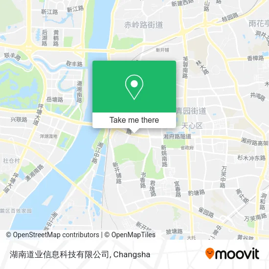 湖南道业信息科技有限公司 map