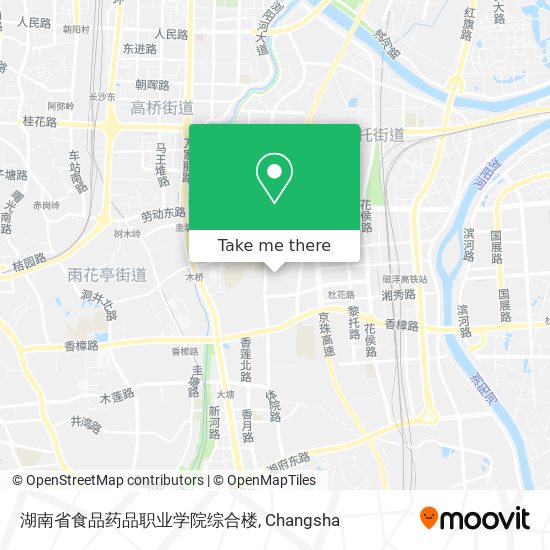 湖南省食品药品职业学院综合楼 map