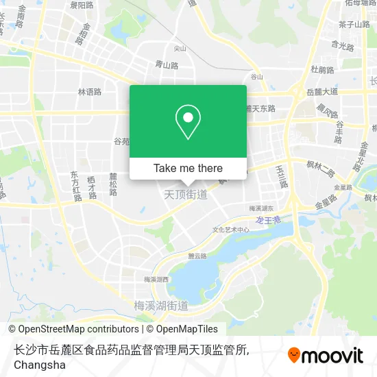 长沙市岳麓区食品药品监督管理局天顶监管所 map