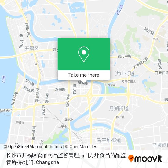 长沙市开福区食品药品监督管理局四方坪食品药品监管所-东北门 map