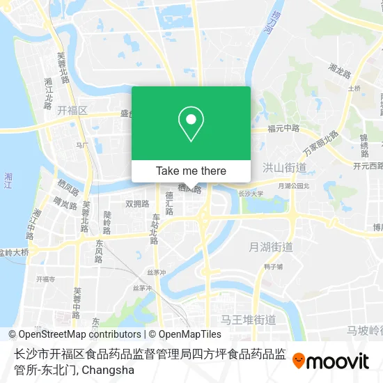 长沙市开福区食品药品监督管理局四方坪食品药品监管所-东北门 map