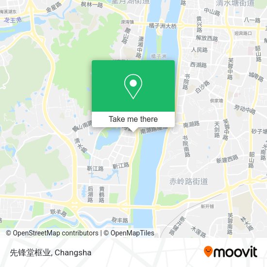 先锋堂框业 map