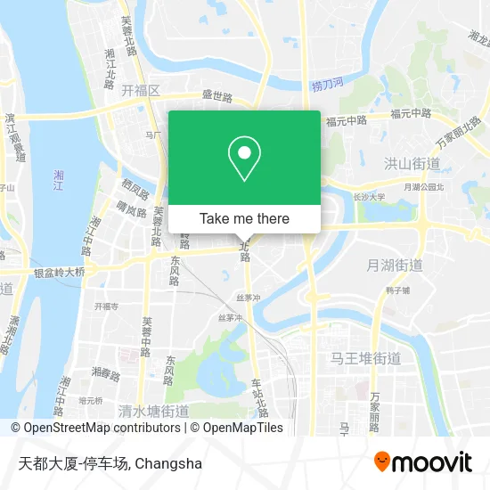 天都大厦-停车场 map