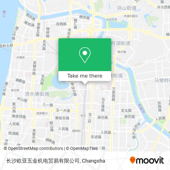 长沙欧亚五金机电贸易有限公司 map