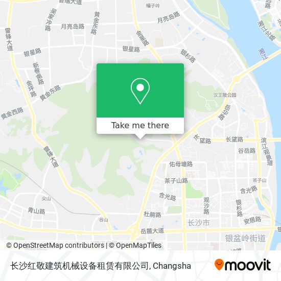 长沙红敬建筑机械设备租赁有限公司 map