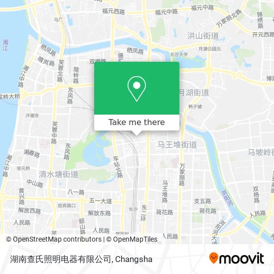 湖南查氏照明电器有限公司 map