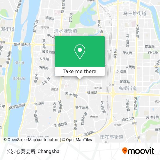 长沙心翼会所 map
