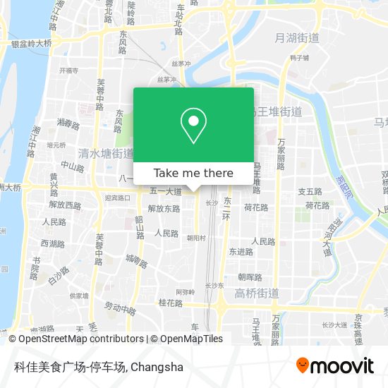 科佳美食广场-停车场 map