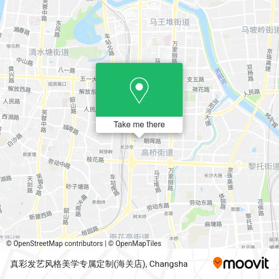 真彩发艺风格美学专属定制(海关店) map