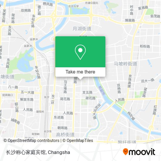 长沙称心家庭宾馆 map