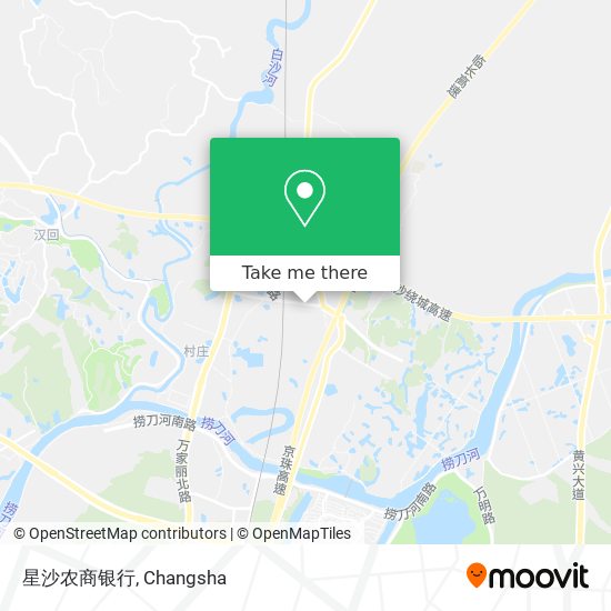 星沙农商银行 map
