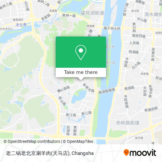 老二锅老北京涮羊肉(天马店) map