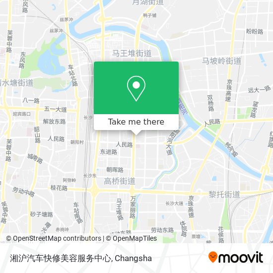 湘沪汽车快修美容服务中心 map