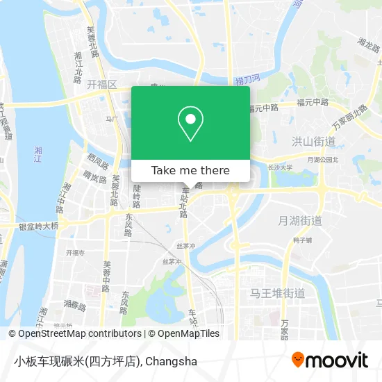 小板车现碾米(四方坪店) map