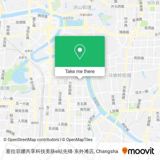 塞拉菲娜共享科技美肤e站先锋·东外滩店 map