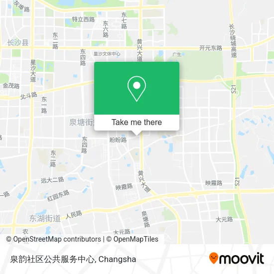 泉韵社区公共服务中心 map