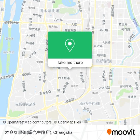 本命红服饰(曙光中路店) map