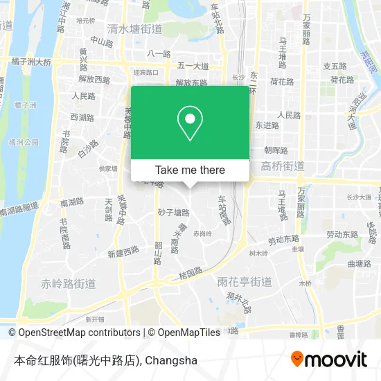 本命红服饰(曙光中路店) map