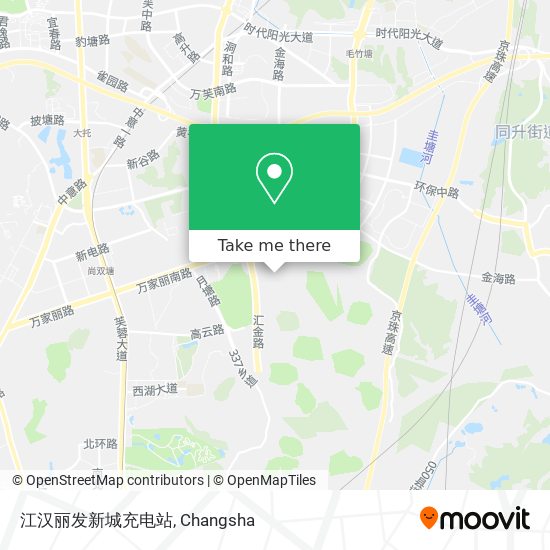 江汉丽发新城充电站 map