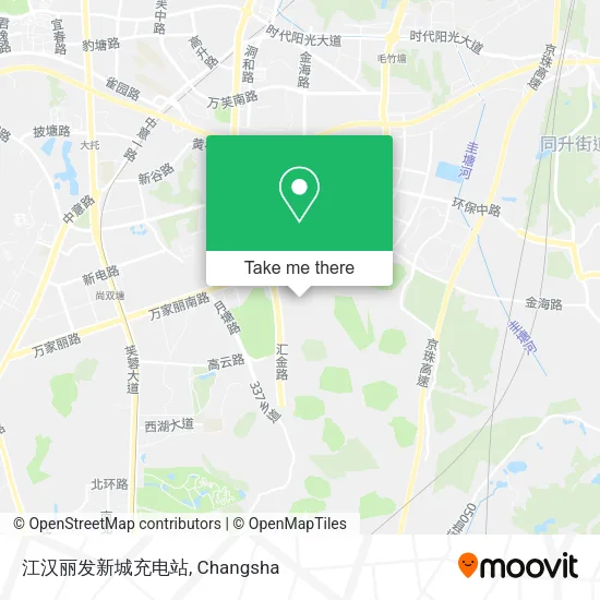 江汉丽发新城充电站 map