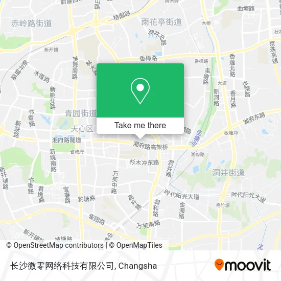 长沙微零网络科技有限公司 map