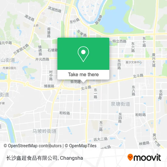 长沙鑫超食品有限公司 map
