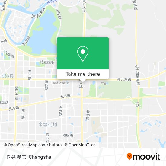 喜茶漫雪 map