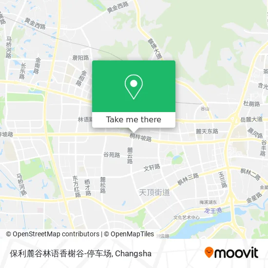 保利麓谷林语香榭谷-停车场 map