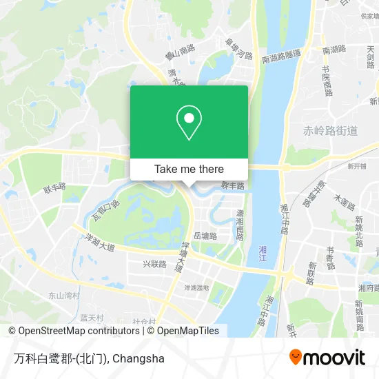 万科白鹭郡-(北门) map