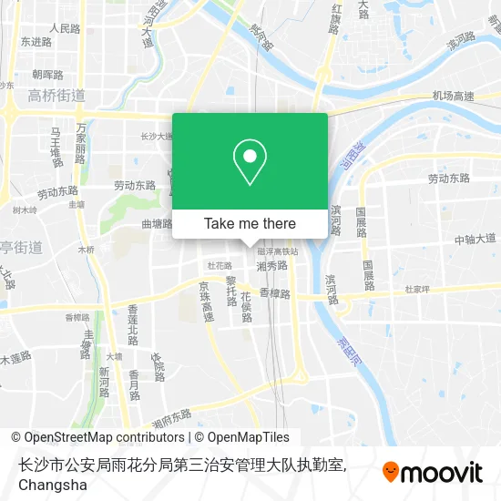 长沙市公安局雨花分局第三治安管理大队执勤室 map