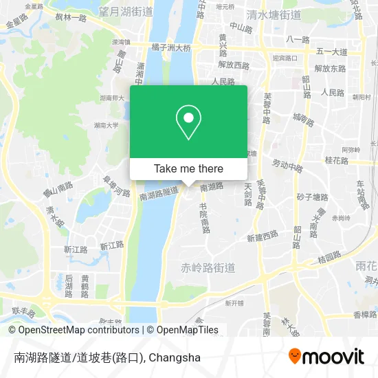 南湖路隧道/道坡巷(路口) map