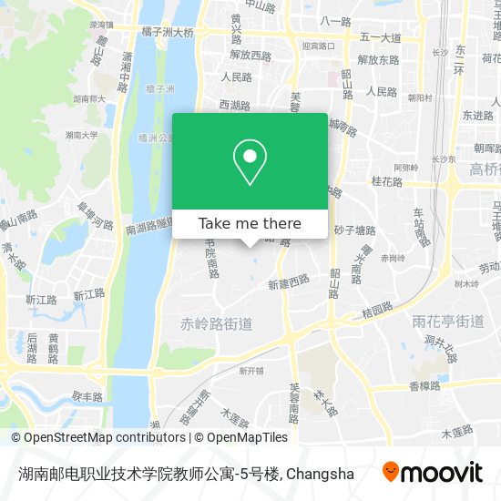 湖南邮电职业技术学院教师公寓-5号楼 map