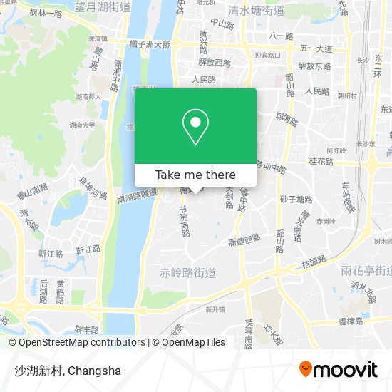 沙湖新村 map