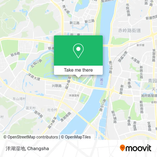 洋湖湿地 map