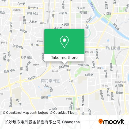 长沙展东电气设备销售有限公司 map
