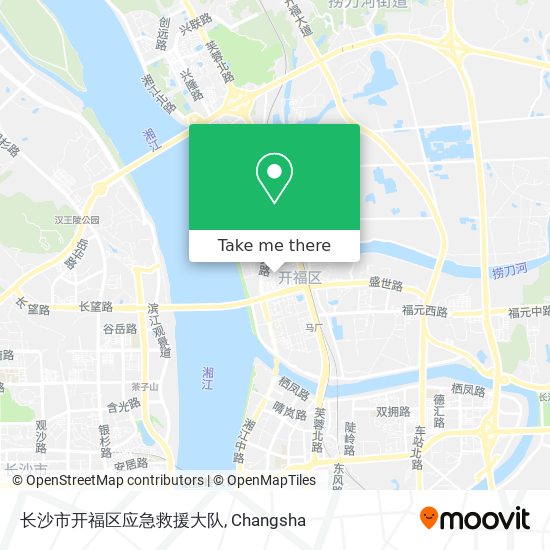 长沙市开福区应急救援大队 map