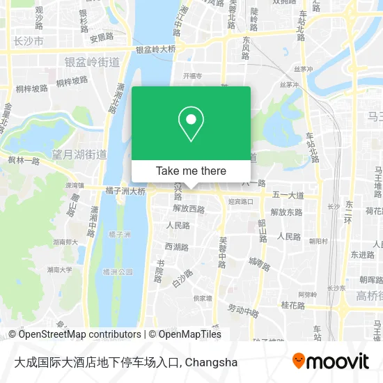 大成国际大酒店地下停车场入口 map