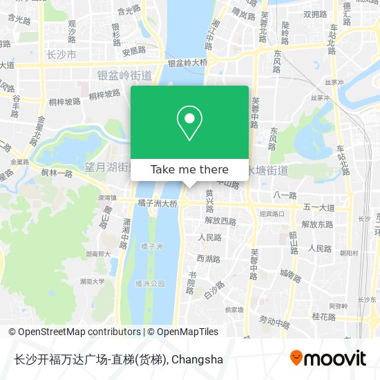 长沙开福万达广场-直梯(货梯) map