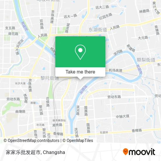 家家乐批发超市 map