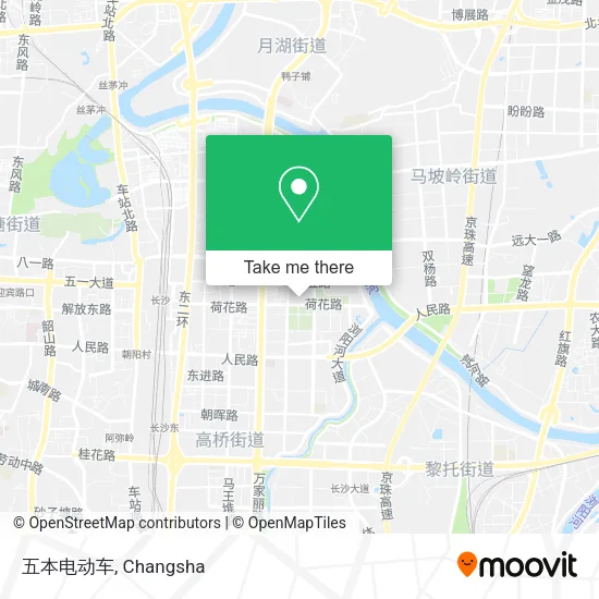 五本电动车 map