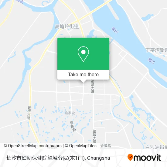 长沙市妇幼保健院望城分院(东1门) map