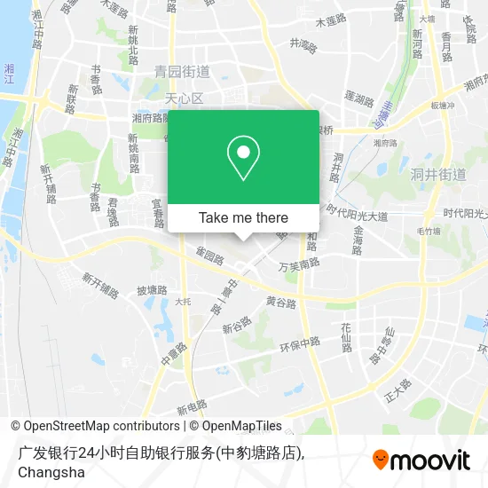 广发银行24小时自助银行服务(中豹塘路店) map