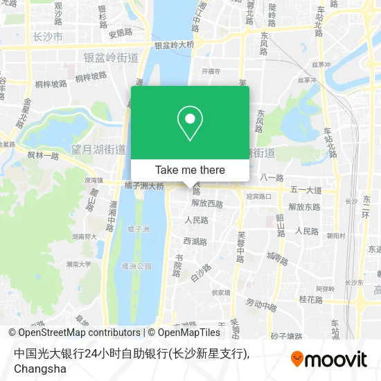 中国光大银行24小时自助银行(长沙新星支行) map