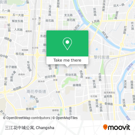三江花中城公寓 map