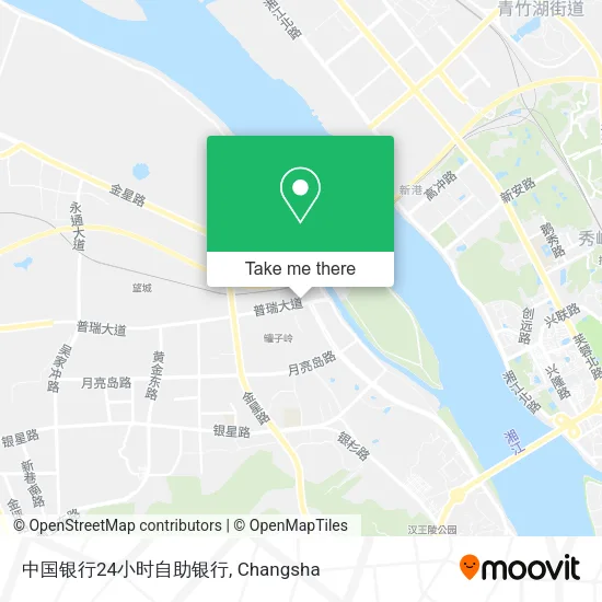 中国银行24小时自助银行 map