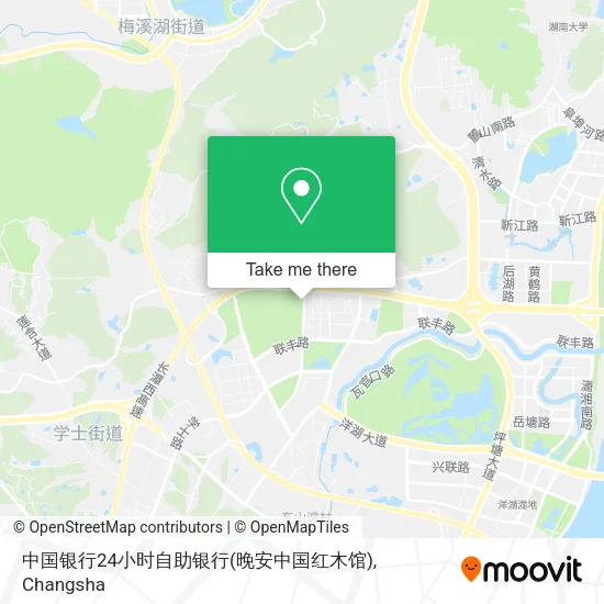 中国银行24小时自助银行(晚安中国红木馆) map