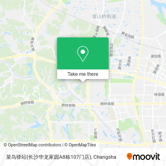 菜鸟驿站(长沙华龙家园A8栋107门店) map