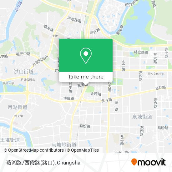 蒸湘路/西霞路(路口) map